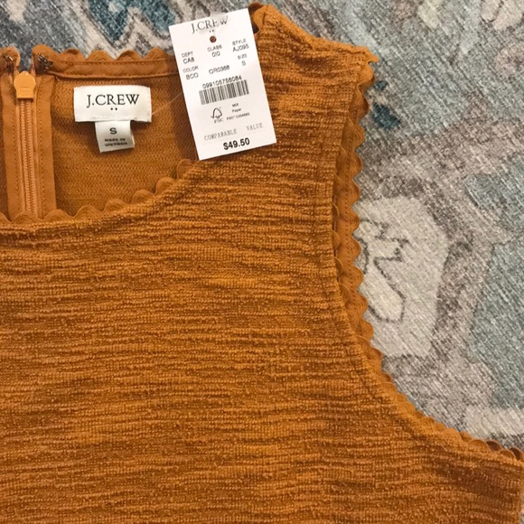 NEW J. Crew Women’s Mustard Top - Picture 2 of 4